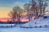 Snowscape At Sunrise_32581